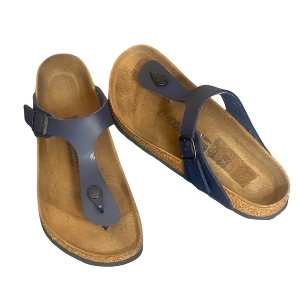 BIRKENSTOCK blue/ MODELS /GIZEH BIRKO-FLOR size 40(9-9.5) - Picture 1 of 13